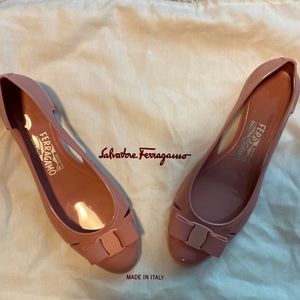 Salvatore Ferragamo Jelly Cutout Ballerina